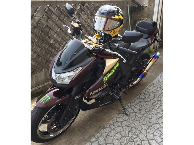 京都府　京田辺市　カワサキ　〔Z1000〕タイヤ交換