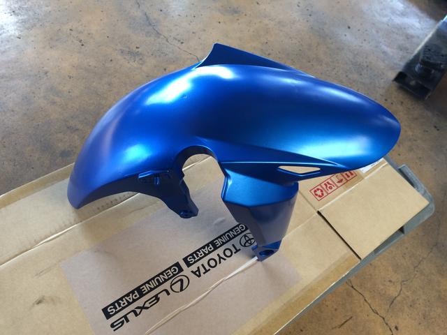 京都府 京田辺市 ホンダ 〔CBR250RR〕 フロントフェンダー脱着 京都府 京田辺市 ホンダ 〔CBR250RR〕 フロントフェンダー脱着