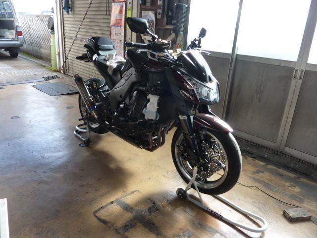 京都府　京田辺市　カワサキ　〔Z1000〕車検・整備