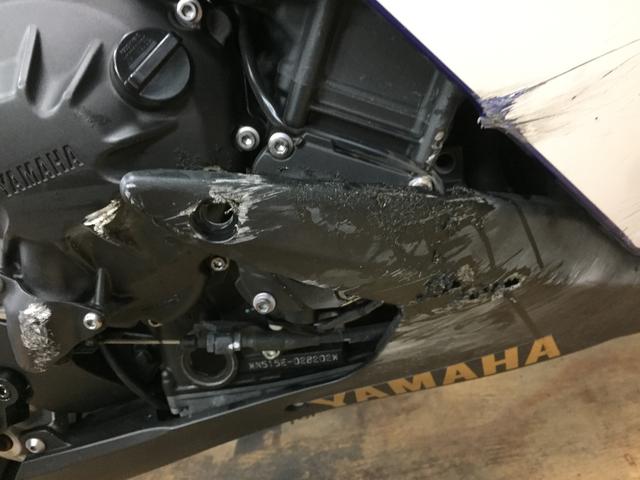 京都府 京都市 ヤマハ 〔YZF-R1〕 転倒からの修理|グーネットピット