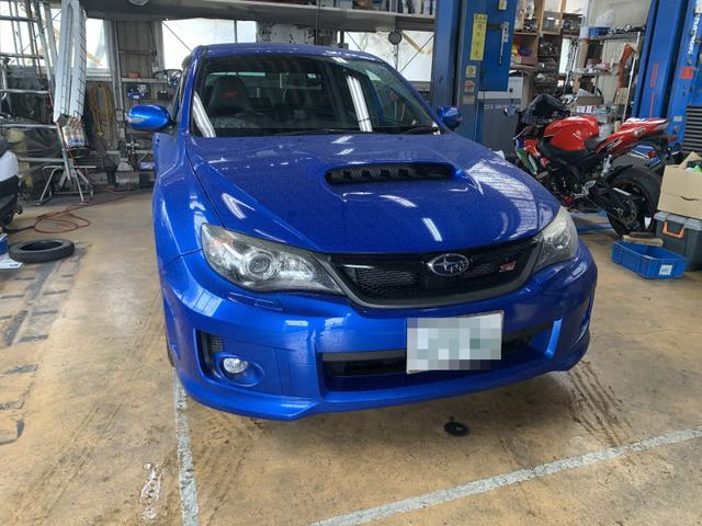 大阪府　枚方市　スバル　〔インプレッサWRX〕　下回り錆止め塗装・エアコンフィルター交換