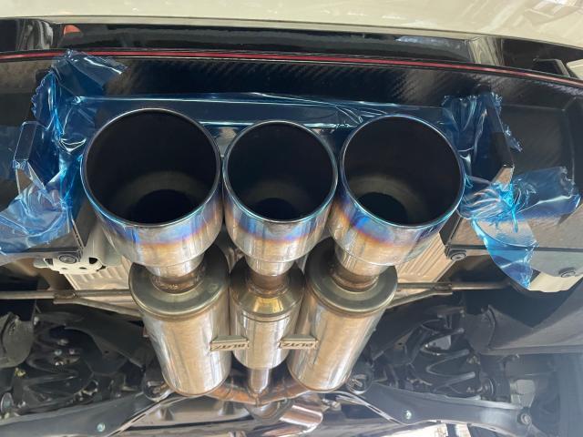 京都府　京田辺市　ホンダ　〔シビックタイプR〕　持ち込みマフラー取付