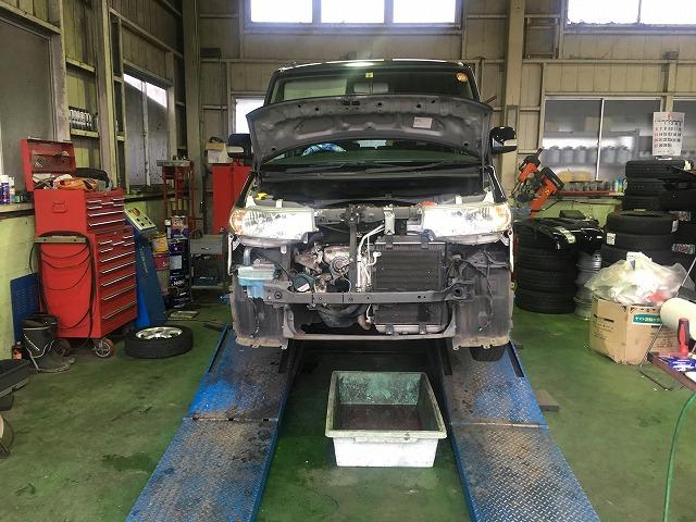 車検　整備　タイミングベルト交換