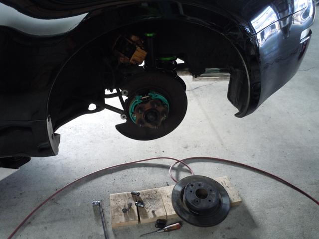 ニッサン フェアレディZ　ブレーキシュー交換