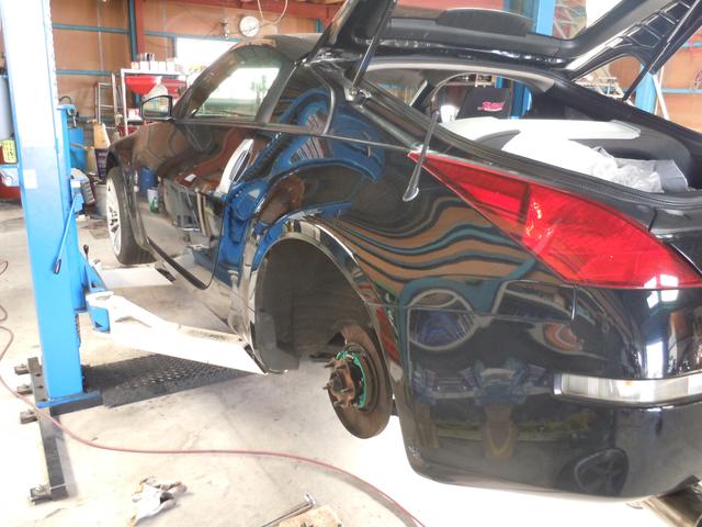 ニッサン フェアレディZ　ブレーキシュー交換