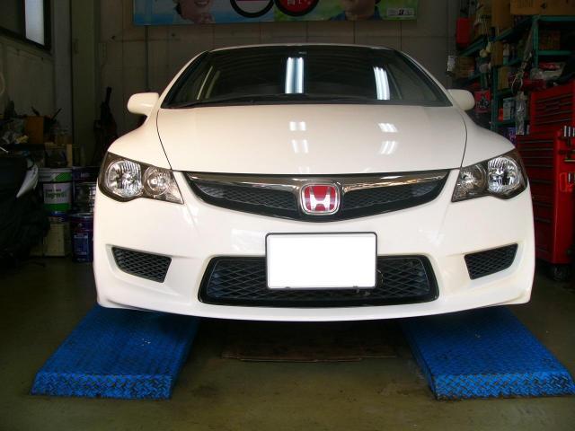 ホンダ シビック TYPE R 無限フロントリップスポイラー フロントグリル 持込み取付け 【府中市　小金井市　国分寺市　小平市　調布市　稲城市のユーザー様お待ちしております】