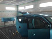 塗装ブースの内部です。