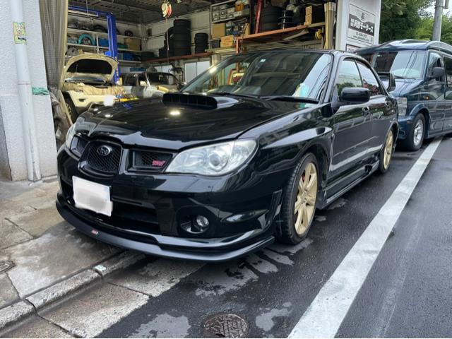 スバル　WRXクラッチデスク交換