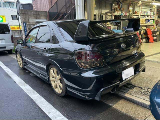 スバル　WRXクラッチデスク交換