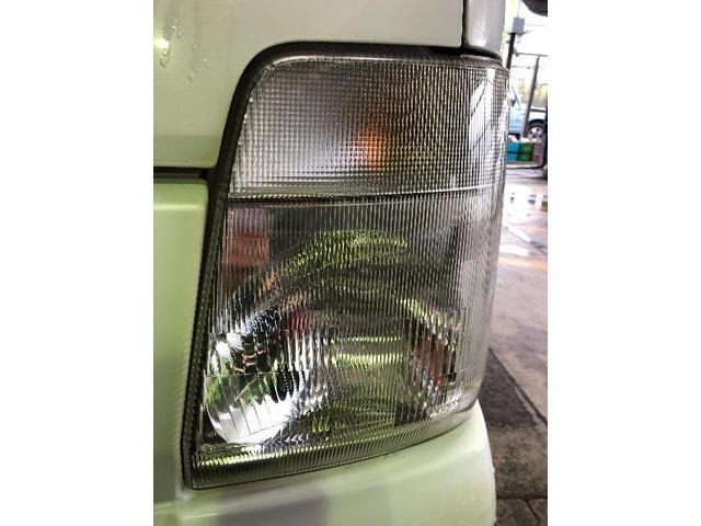 スズキ キャリィ DA63T ヘッドライトコーティング施工 茨城県 筑西市