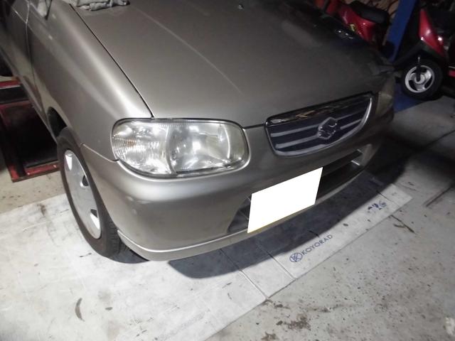 サスペンション異音点検整備　アルト