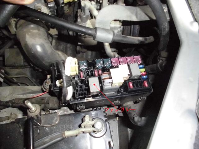 ヒートランプが点灯する