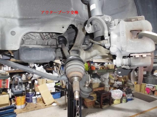 ドライブシャフトブーツ破損