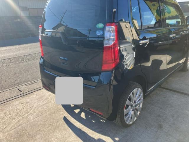 スズキ　ワゴンＲ　リヤ追突事故　保険修理　キズ・へこみ直し　深谷市板金塗装