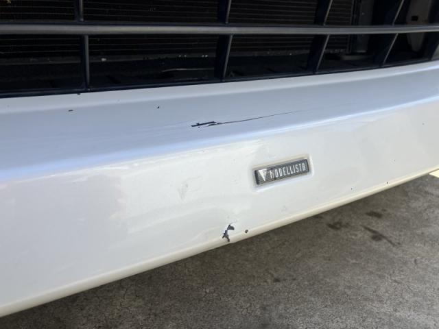 トヨタ　ヴェルファイア　モデリスタエアロ　割れ修理キズ・へこみ直し　深谷市