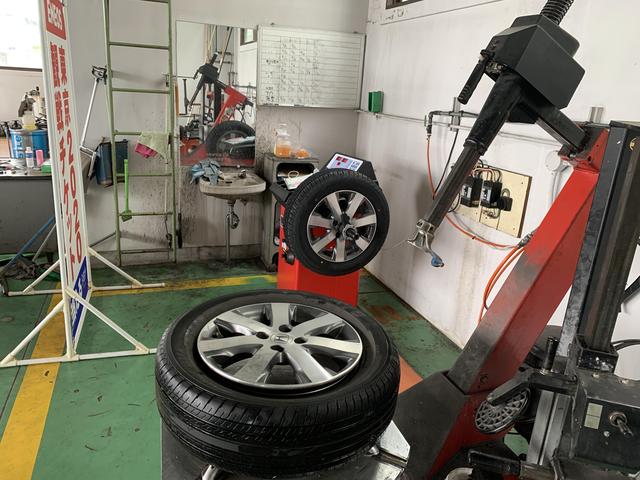 ホンダ　フリード　タイヤ交換です