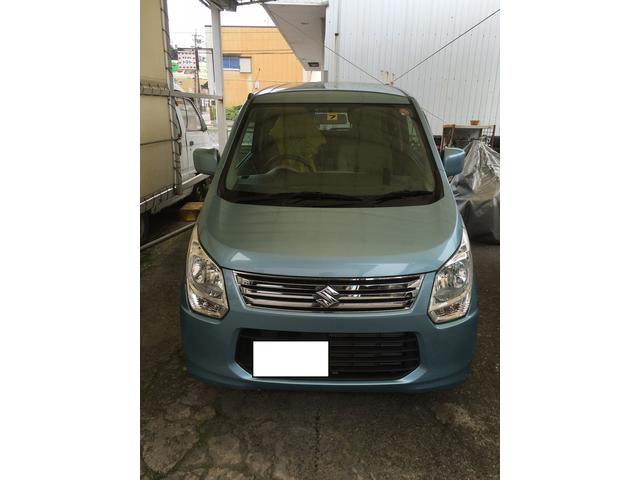 豊田市 スズキ・ワゴンR 車検とバンパー補修!