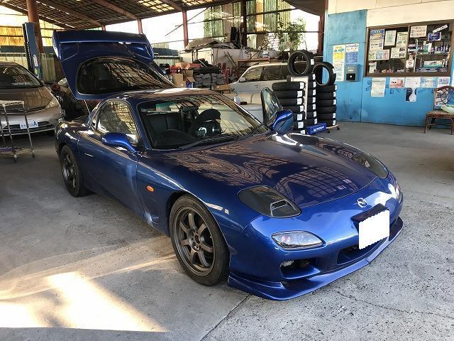 マツダ　RX-7　FD3S　車検　点検　整備　修理　オイル交換　真岡市　上三川町　宇都宮市