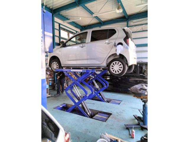 ダイハツ　ミライース　吸排気系修理・整備