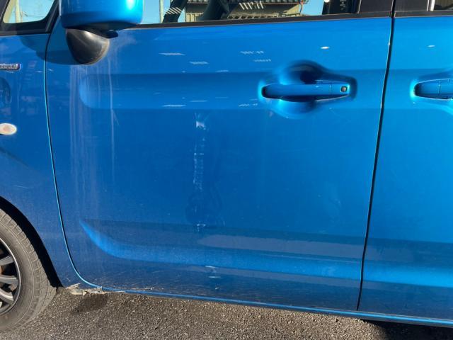 鈑金塗装　スズキ　スペーシア　ドア　傷　へこみ修理　塗装　事故　群馬　館林　ヤスマ自動車
