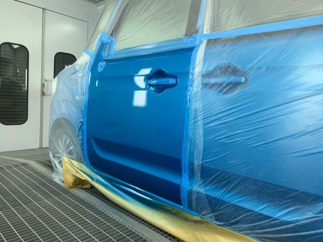 鈑金塗装　スズキ　スペーシア　ドア　傷　へこみ修理　塗装　事故　群馬　館林　ヤスマ自動車