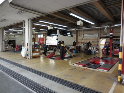 指定工場で土・日・祝日も車検ＯＫ！