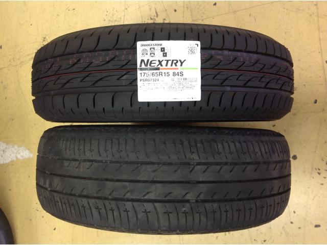 相楽郡精華町 T様 アクア タイヤ4本交換