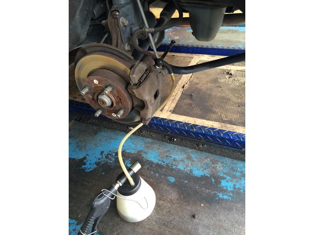 奈良市　K様　ライフ　ブレーキオイル交換