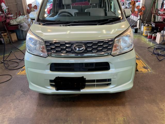 ダイハツ　ムーヴ　車検 タイロッドエンドブーツ交換　奈良市　大和郡山市　生駒市　生駒郡　磯城郡　木津川市　