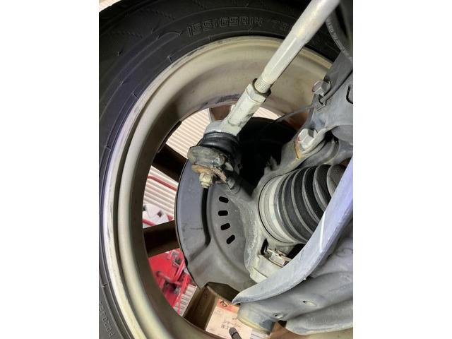 ダイハツ　ムーヴ　車検 タイロッドエンドブーツ交換　奈良市　大和郡山市　生駒市　生駒郡　磯城郡　木津川市　