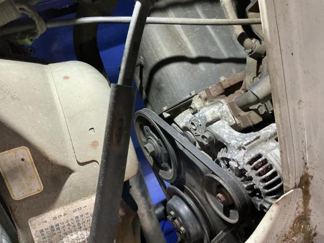 ダイハツ　ハイゼットトラック　車検 　エンジン異音　ベルト交換　奈良市　大和郡山市　磯城郡　生駒市　生駒郡　木津川市