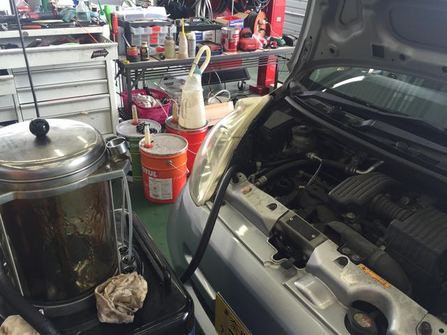 ホンダ ライフ オイル交換