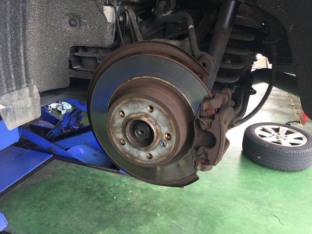 ベンツ C200 コンプレッサーワゴン ブレーキローター交換