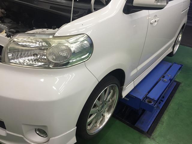 トヨタ ポルテ エンジンオイル交換
