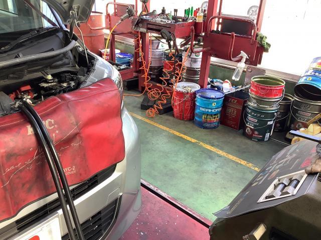 三菱 eKスペース ミッション・駆動系修理・整備 CVTオイル交換 奈良県 橿原市 大和高田市 香芝市 桜井市 天理市 御所市 磯城郡