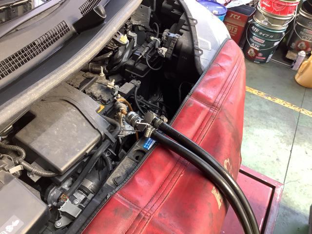 三菱 eKスペース ミッション・駆動系修理・整備 CVTオイル交換 奈良県 橿原市 大和高田市 香芝市 桜井市 天理市 御所市 磯城郡