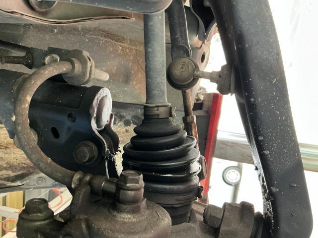 三菱　ｅＫスペース　サスペンション・足回り修理・整備  ドライブシャフトブーツ交換　奈良県　橿原市　大和高田市　香芝市　桜井市　天理市　御所市　磯城郡
