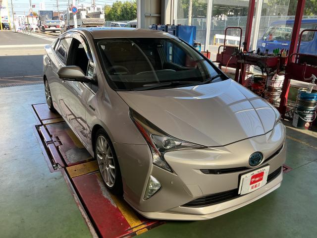トヨタ　プリウス　車検　安い　早い　代車無料　奈良県　橿原市　大和高田市　香芝市　桜井市　天理市　御所市　磯城郡
