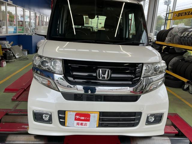 ホンダ　Ｎ－ＢＯＸカスタム　車検 　奈良県　橿原市　大和高田市　葛城市　桜井市　御所市　香芝市