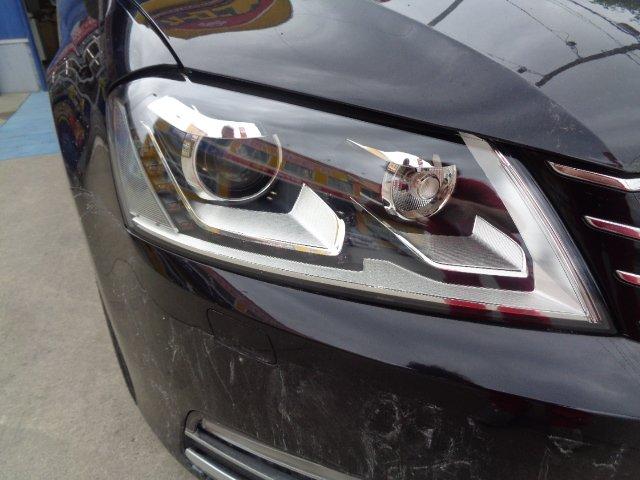 フォルクスワーゲン　パサート　ヘッドライト黄ばみ取りたい！　ヘッドライトコーティングでキレイになります　郡山市