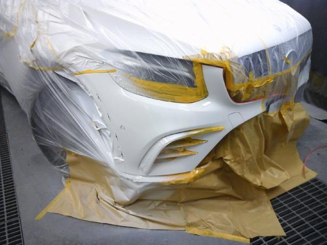 メルセデス・ベンツ　ＧＬＳ　輸入車のバンパーキズ・へこみ直し　郡山市板金塗装