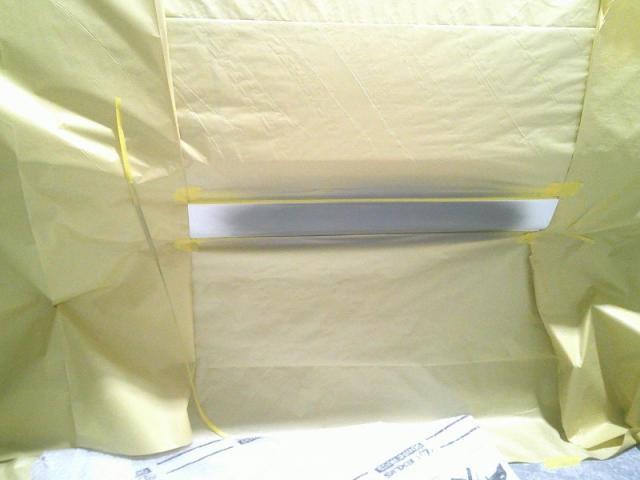 トヨタ　プロボックス　縁石接触　サイドシル（車体した）キズ・へこみ直し　郡山市