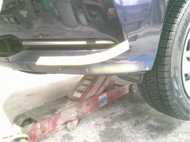 マツダ　ＭＡＺＤＡ２　最短半日で修理！　バンパーキズ・へこみ直し　郡山市カーコンビニ倶楽部