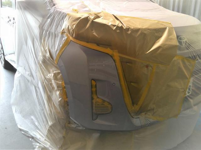 トヨタ　ノア　最短1日仕上げ！　バンパーキズ・へこみ直し　郡山市板金塗装専門店