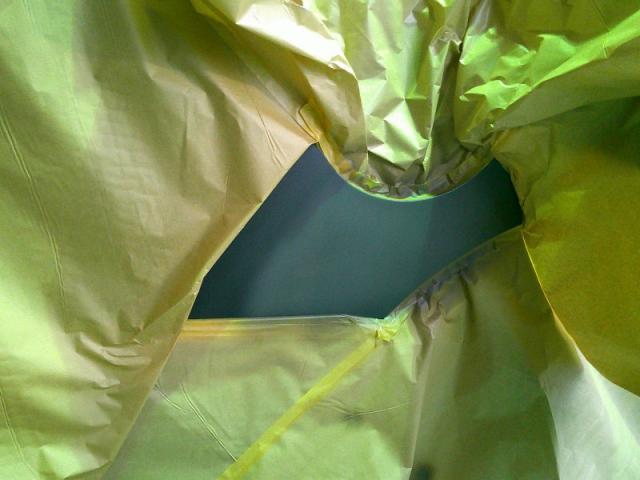 スバル　フォレスター　給油口付近　キズ・へこみ直し　郡山市板金塗装