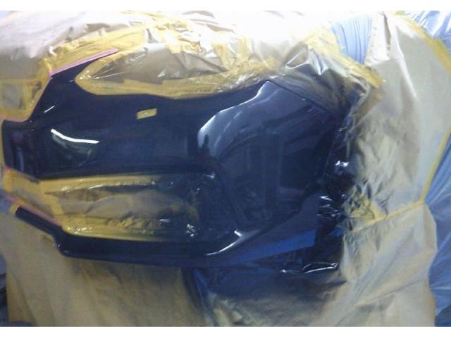 スバル　インプレッサ　バンパーキズ・へこみ直し　半日修理郡山市