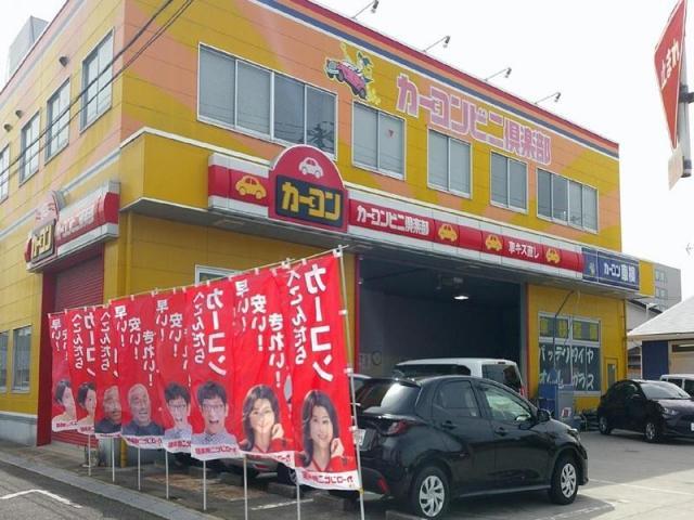 日産　ノート　給油口付近（クォーター）とドアキズ・へこみ直し　郡山市板金塗装