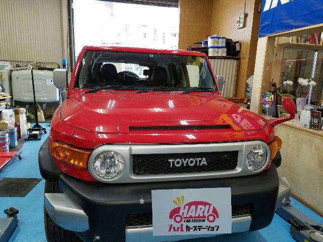 トヨタ　FJクルーザー　車検整備( ＾ω＾ )