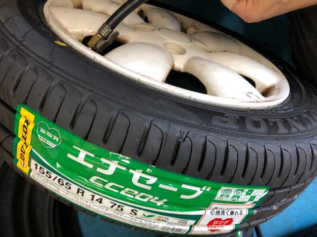 スズキ アルトラパン タイヤ交換【徳島でタイヤ交換ならハルカーステーションへどうぞ！】