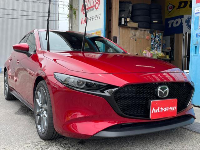 MAZDA3 ご成約車 ガラスコーティング モデル施工 G'ZOX リアル MAZDA3 ご成約車 ガラスコーティング モデル施工 G'ZOX リアル